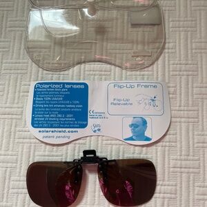 Polarized Flip Sunglasses NWOT